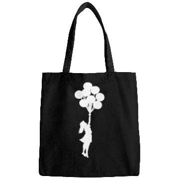 Discover Banksy Girl with balloons. Bags