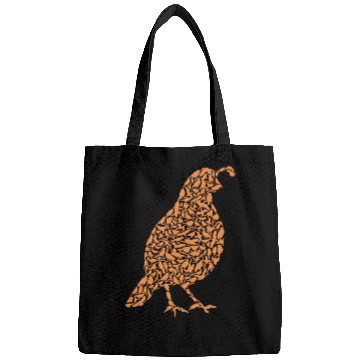 Discover Quail farmer gift ornamental bird Bags