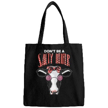 Discover Dont Be A Salty Heifer Vintage Country Sayings Hei Bags
