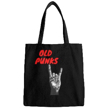 Discover Old Punks Never Die Gift For A Punk Rocker Bags