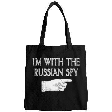Discover I'm With Russian spy Matching Halloween Costume Bags