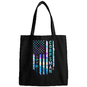 Discover Awesome US Flag Heart Corpsman Bags