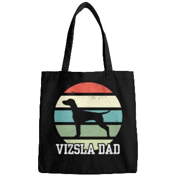 Discover Vizsla Dad I Retro Vizsla Dad Bags