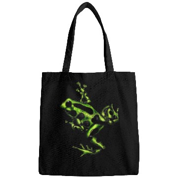 Discover Green poison dart frog Bags
