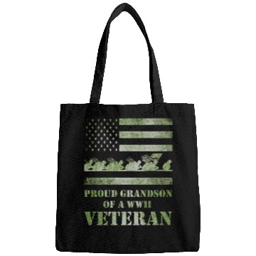 Discover World War 2 Ii 80th Anniversary Proud Grandson Of Bags