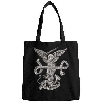 Discover Saint St Michael Catholic Archangel Angel Defender Bags