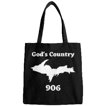Discover God's Country 906, Upper Peninsula Michigan Yooper Bags