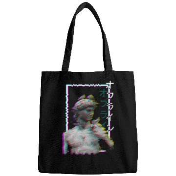 Discover Greek Statue Ancient Vaporwave Synthwave Glitch Bags