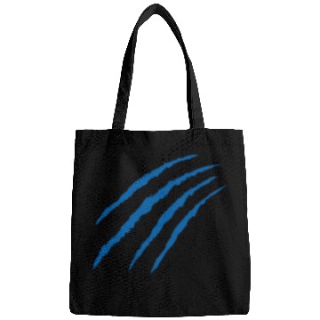 Discover Cat Claw Marks (Blue) Bags