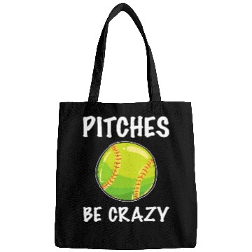Discover Softball Player Pitcher Pitches Be Crazy Softball Bags