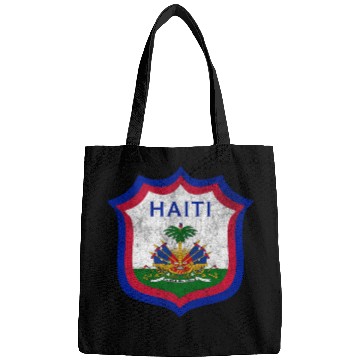 Discover Haiti Crest Design Bags