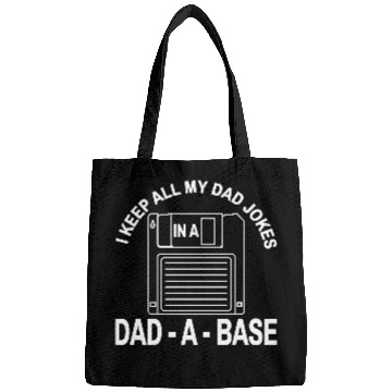 Discover Funny Dad Joke Quote Bags