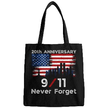 Discover Never Forget Usa 9/11 The 20th Anniversary Patriot Bags