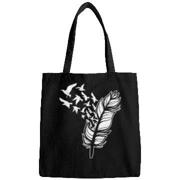 Discover White Doves Feather Peace Freedom Media Writer Bags