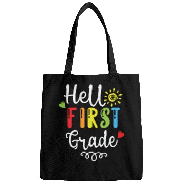 Discover Hello 1st First Grade - Back To School Funny Kids Bags