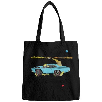 Discover 1968 Plymouth Road Runner Salt Flats Light Blue Bags