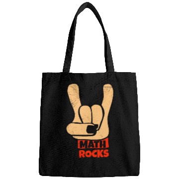 Discover Math Rocks Rock and Roll Funny Math Gift Idea Bags