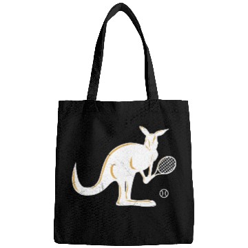 Discover Australia Kangaroo Tennis Player Funny Gift Idea Bags
