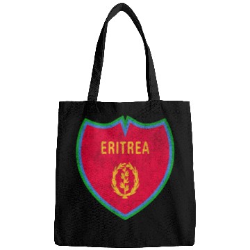 Discover Eritrea Vintage crest flags design Bags