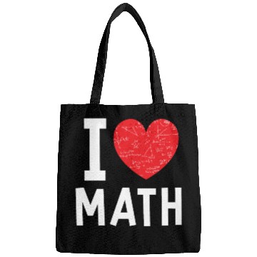 Discover I Love Math Heart Math Bags