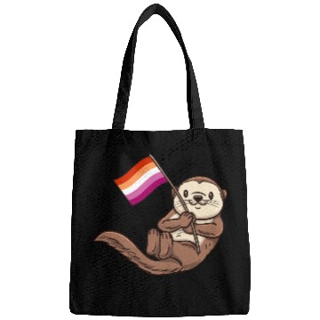 Discover Lesbian Sea Otter With Orange Pink Lesbian Bags