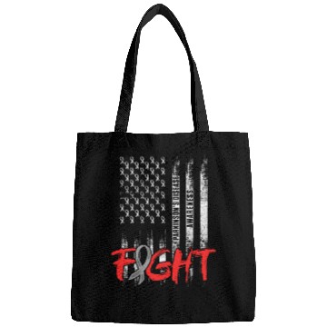 Discover Parkinsons Disease Awareness US Flag Warrior Bags