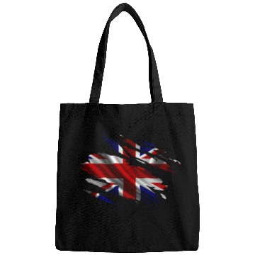 Discover United Kingdom Ripped Flag Bags