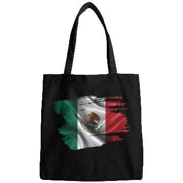 Discover Mexico Brush Flag Bags
