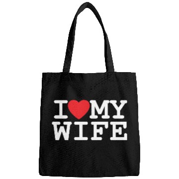 Discover I Love My Wife Bags