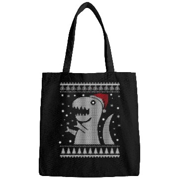 Discover Christmas Dino Ugly Sweater Bags