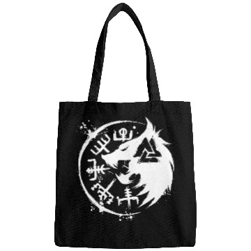 Discover Fenrir Wolf Vegvisir Valknut Bags