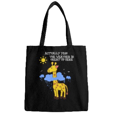 Discover Storm Chaser Funny Cloud Giraffe Apparel Bags
