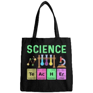 Discover Science Teacher Chemist Physicist Vintage Bags