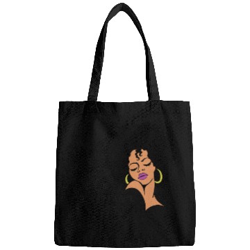 Discover Black Queen Lady Curly Natural African American Bags