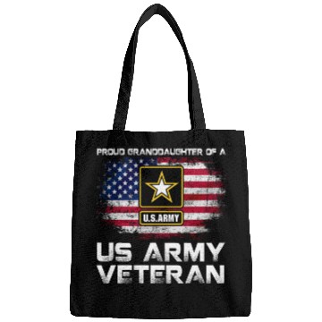 Discover Proud Granddaughter Of A Us Army Veteran Military Bags