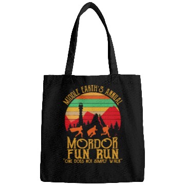 Discover Mordor Fun Run One läuft nicht einfach Vintage Bags