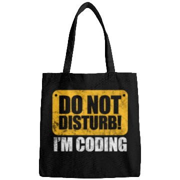 Discover Do Not Disturb I'm Coding Vintage, Programmer Bags