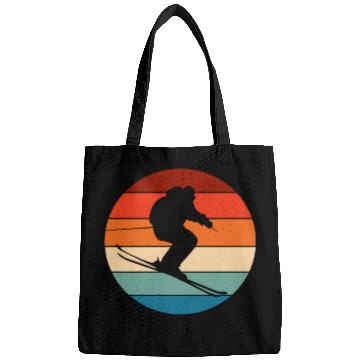 Discover Skiing Skier Vintage Bags