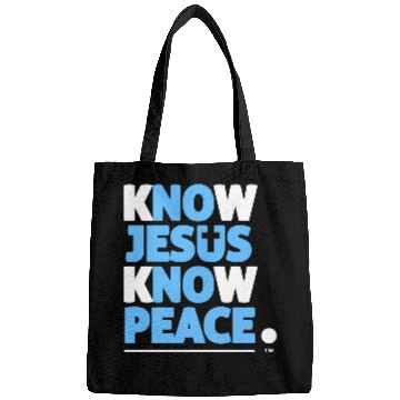 Discover Know Jesus Know Peace Jesus Surfed Apparel Bags