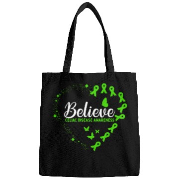Discover Green Butterfly Celiac Disease Awareness Bags