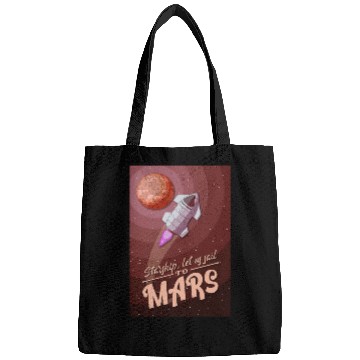 Discover Starship, let is sail to Mars - Poster Bags
