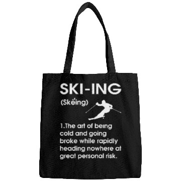 Discover Funny Ski Definition Noun Quote Funny Bags