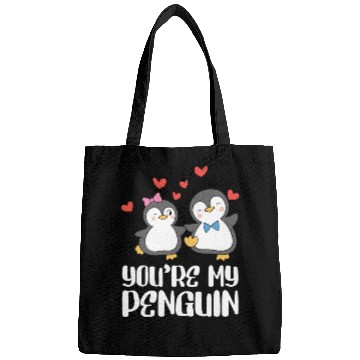 Discover You're my Penguin Valentines Day Couples Bags