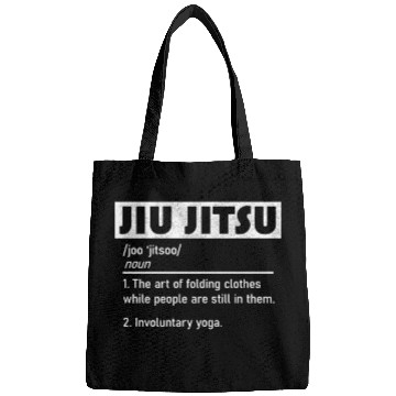 Discover Jiu Jitsu Funny Definition Bags