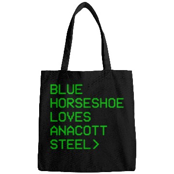 Discover Blue Horseshoe Loves Anacott Steel Bags