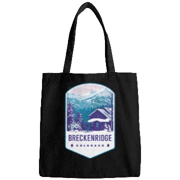 Discover Breckenridge Colorado Ski Badge Bags
