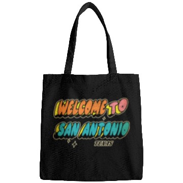 Discover Welcome to San Antonio Texas Design Bags