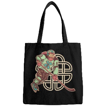 Discover St. Patrick's Day Ice Hockey Shenanigans Irish Bags