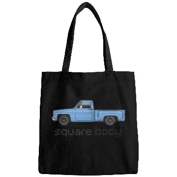 Discover Square Body Light Blue Bags