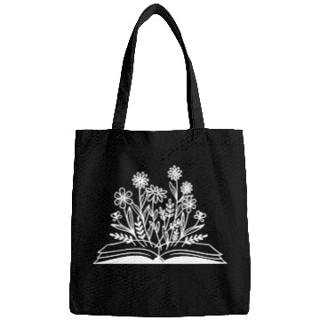 Discover Wildflower Book Funny Reading Book Lover Gifts Bags